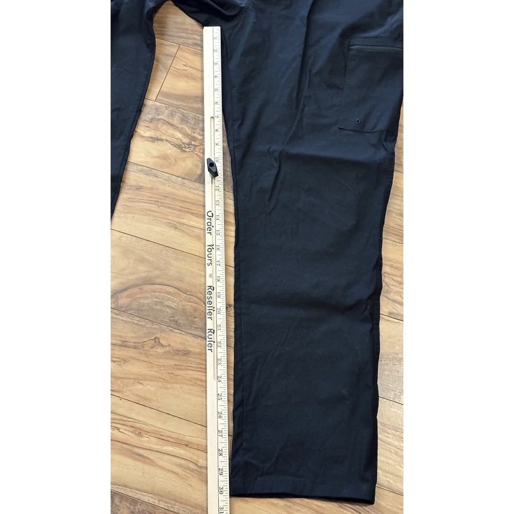 MOUNTAIN WAREHOUSE Mens 40x30.5‎ Straight Cargo Pants Black Stretch Gorpcore